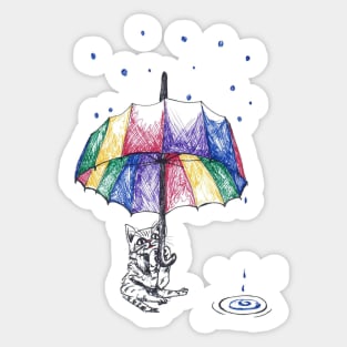 Keeping Dry Sticker